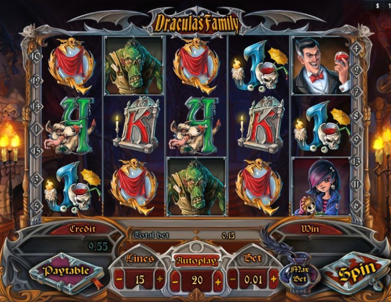 Dracula's Family video slot